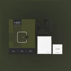 Kameralencse védőkeret - iPhone 15 Pro - HOFI, fekete-1