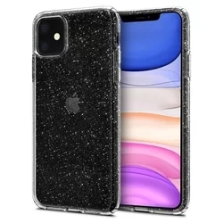 iPhone 11 Telefontok - SPIGEN LIQUID CRYSTAL átlátszó szilikon hátlap tok-9