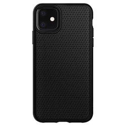 iPhone 11 Telefontok - SPIGEN LIQUID AIR - fekete szilikon tok-5