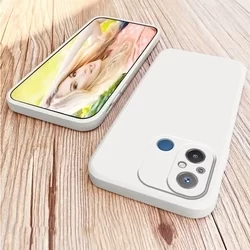 Xiaomi Redmi 12C Telefontok - fehér szilikon hátlap tok-1