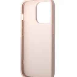 iPhone 15 Pro Telefontok - Guess Big Metal Logo - Pink hátlap tok-4