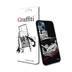 iPhone 15 Telefontok - Graffiti No. 205 mintás szilikon tok-1