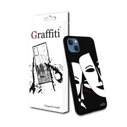 iPhone 15 Telefontok - Graffiti No. 211 mintás szilikon tok-2