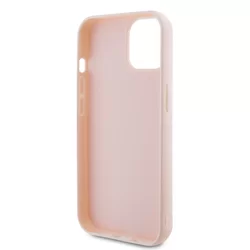 iPhone 15 Telefontok - Karl Lagerfeld - 3D Glitter Logo - hátlap tok, pink-5
