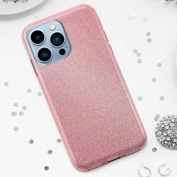 iPhone 15 Pro Max Telefontok - Pink Shiny tok-3