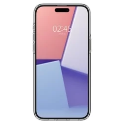 iPhone 15 Pro Max Telefontok - SPIGEN Liquid Crystal Clear - átlátszó hátlap tok-2