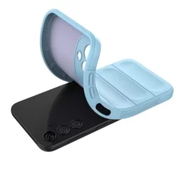 Samsung Galaxy A24 4G / LTE Telefontok - Pastel Armor - égkék szilikon hátlap tok-3