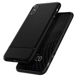 Telefontok Samsung Galaxy S10 - SPIGEN Core Armor fekete ütésálló tok-1