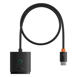 Baseus AirJoy Adapter - HDMI 2in1 porttal fekete adapter, 1m-1
