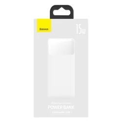 BASEUS Bipow Powerbank - fehér power bank 10000mAh LED kijelzővel-6