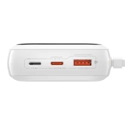 BASEUS QPow Powerbank - fehér/fekete power bank 20000mAh LED kijelzővel, gyorstöltő-1