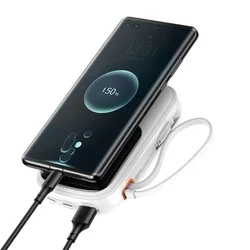 BASEUS QPow Powerbank - fehér/fekete power bank 20000mAh LED kijelzővel, gyorstöltő-3