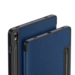 Tablettok Samsung Galaxy Tab S9 FE 10,9 coll (SM-X510, SM-X516) - DUX DUCIS DOMO kék smart case ceruza tartóval-4