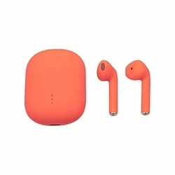 Setty TWS Headset - narancssárga bluetooth headset, töltő tokkal-1
