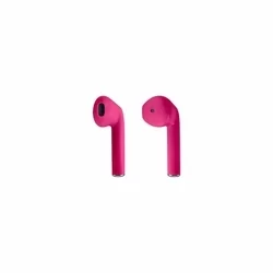 Setty TWS Headset - pink bluetooth headset, töltő tokkal-1