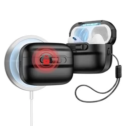 ESR Pulse HALOLOCK MAGSAFE AirPods Pro 1 tartó - fekete Airpods Pro 1 tok-2