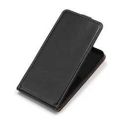 iPhone 11 PRO MAX Telefontok - Lefelé nyíló Flexi Fliptok fekete-1
