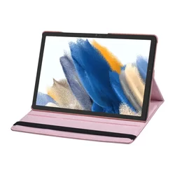 Samsung Galaxy Tab A8 10.5 X200 / X205 Tablettok - rose gold fordítható műbőr tablet tok-2