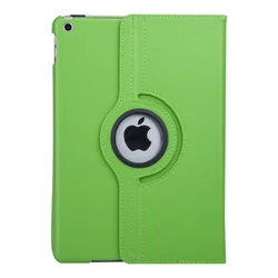iPad Air / iPad 9.7 (2017) / iPad 9.7 (2018) Tablettok - zöld fordítható műbőr tablet tok-2