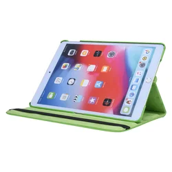 iPad Air / iPad 9.7 (2017) / iPad 9.7 (2018) Tablettok - zöld fordítható műbőr tablet tok-5