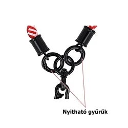 Univerzális Telefontok - tokba helyezhető csuklópánt - piros-3