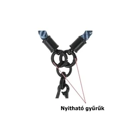 Univerzális Telefontok - tokba helyezhető csuklópánt - fekete-3