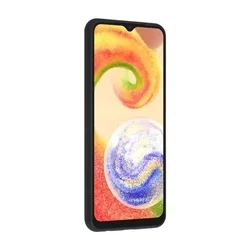 Samsung Galaxy A04 Telefontok - fekete szilikon hátlap tok-2
