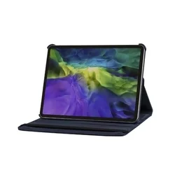 iPad Pro 11 (2020) / iPad Pro 11 (2021) Tablettok - kék fordítható műbőr tok-1