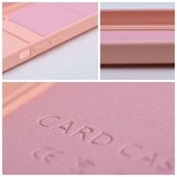 Xiaomi Redmi 12 Telefontok - Forcell Card - pink kártyatartós szilikon hátlap tok-3
