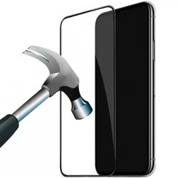 Huawei P Smart Z / Honor 9X Üvegfólia  - Super kemény tokbarát fólia fekete kerettel-1