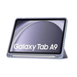 Samsung Galaxy Tab A9 8.7 X110 / X115 Tablettok - TECH-PROTECT HYBRID LILA MARBLE tok-1