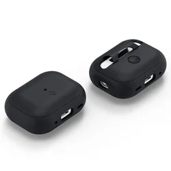 Spigen silicone Fit Strap AirPods Pro 2 tartó - Apple AirPods Pro 2 tok fekete-2