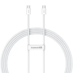 BASEUS Superior Series 2 kábel - Type-C (USB-C) / Type-C (USB-C) fehér gyorstöltő kábel, 1m, 30W-1