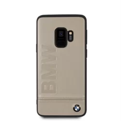 Samsung Galaxy S9 Telefontok - BMW Bőr Hátlaptok Drapp (3700740426449)-1