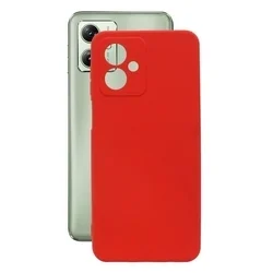 Motorola Moto G54 5G Telefontok - piros szilikon hátlap tok-4