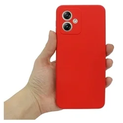 Motorola Moto G54 5G Telefontok - piros szilikon hátlap tok-5