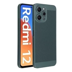 Xiaomi Redmi 12 Telefontok - zöld BREEZY műanyag hátlap tok-1