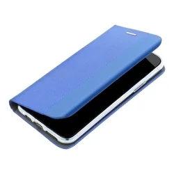 Samsung Galaxy A25 5G Telefontok - Senseo kék mágneses szilikon keretes könyvtok-2