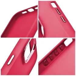 Samsung Galaxy A25 5G Telefontok - Frame - magenta műanyag hátlap tok, szilikon kerettel-4