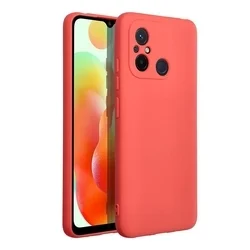 Xiaomi Redmi 12C Telefontok - korallpiros szilikon tok-1