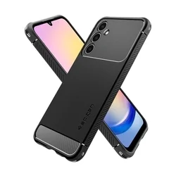 Samsung Galaxy A25 5G Telefontok - SPIGEN Rugged Armor - matt fekete hátlap tok-2