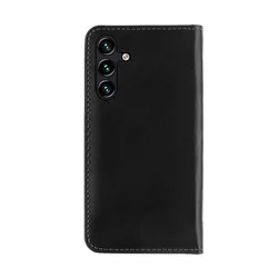 Samsung Galaxy A25 5G Telefontok - Tactical Field fekete szilikon keretes könyvtok mágneses ráhajtófüllel-1