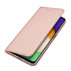 Samsung Galaxy A25 5G Telefontok - Dux Ducis rosegold flipcover tok-2