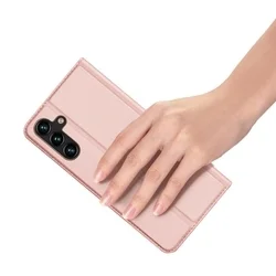 Samsung Galaxy A25 5G Telefontok - Dux Ducis rosegold flipcover tok-7