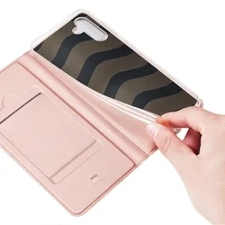 Samsung Galaxy A25 5G Telefontok - Dux Ducis rosegold flipcover tok-4