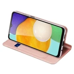 Samsung Galaxy A25 5G Telefontok - Dux Ducis rosegold flipcover tok-3
