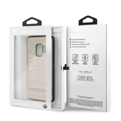 Samsung Galaxy S9 Telefontok - BMW Bőr Hátlaptok Drapp (3700740426449)-2