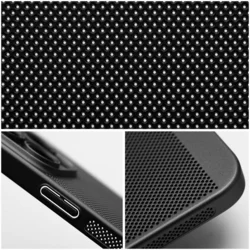 Xiaomi Redmi 13C Telefontok - BREEZY - fekete műanyag hátlap tok-2