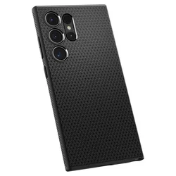 Samsung Galaxy S24 Ultra Telefontok - SPIGEN Liquid Air matt fekete hátlap tok-6