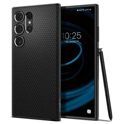 Samsung Galaxy S24 Ultra Telefontok - SPIGEN Liquid Air matt fekete hátlap tok-7
